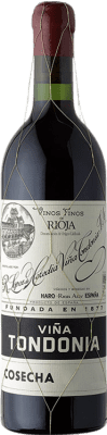 303,95 € Envío gratis | Vino Tinto López de Heredia Viña Tondonia Gran Reserva D.O.Ca. Rioja La Rioja España Tempranillo, Garnacha, Graciano, Mazuelo 75 cl