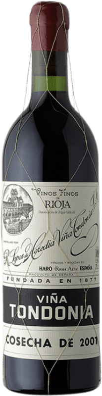 158,95 € Free Shipping | Red wine López de Heredia Viña Bosconia Gran Reserva 2001 D.O.Ca. Rioja The Rioja Spain Tempranillo, Graciano, Mazuelo, Grenache Tintorera Bottle 75 cl