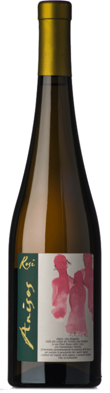 27,95 € Free Shipping | White wine Rosi Anisos I.G.T. Vallagarina Trentino Italy Chardonnay, Pinot White, Nosiola Bottle 75 cl