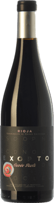 35,95 € Бесплатная доставка | Красное вино Exopto Cuvée Paola старения D.O.Ca. Rioja Ла-Риоха Испания Tempranillo, Grenache, Graciano бутылка 75 cl