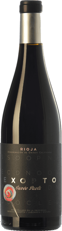 32,95 € Free Shipping | Red wine Exopto Cuvée Paola Aged D.O.Ca. Rioja The Rioja Spain Tempranillo, Grenache, Graciano Bottle 75 cl