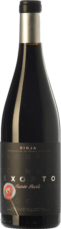 32,95 € Free Shipping | Red wine Exopto Cuvée Paola Crianza D.O.Ca. Rioja The Rioja Spain Tempranillo, Grenache, Graciano Bottle 75 cl
