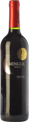 8,95 € 免费送货 | 红酒 Fábregas Mingua 岁 D.O. Somontano 阿拉贡 西班牙 Merlot, Cabernet Sauvignon 瓶子 75 cl