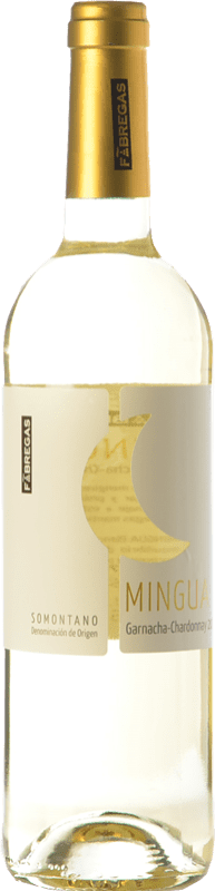 8,95 € Free Shipping | White Wine Fábregas Mingua Young D.O. Somontano Aragon Spain Garnacha — Grenache, Chardonnay Bottle 75 cl