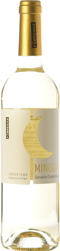 10,95 € Free Shipping | White wine Fábregas Mingua Young D.O. Somontano Aragon Spain Grenache White, Chardonnay Bottle 75 cl