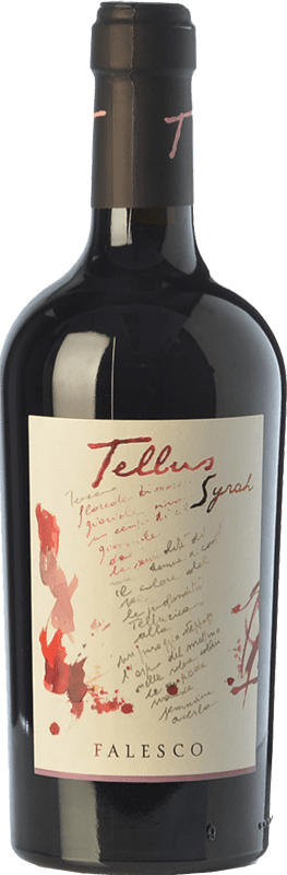 14,95 € Free Shipping | Red Wine Falesco Tellus I.G.T. Lazio Lazio Italy Syrah — Shiraz Bottle 75 cl