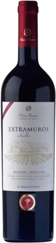 67,95 € Kostenloser Versand | Rotwein Otero Ramos Extramuros Große Reserve — Lange Reifung I.G. Mendoza Mendoza Argentinien Malbec Flasche 75 cl
