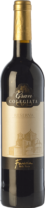 15,95 € Kostenloser Versand | Rotwein Fariña Gran Colegiata Reserve D.O. Toro Kastilien und León Spanien Tinta de Toro Flasche 75 cl