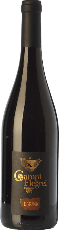 10,95 € Kostenloser Versand | Rotwein Farro D.O.C. Campi Flegrei Kampanien Italien Piedirosso Flasche 75 cl