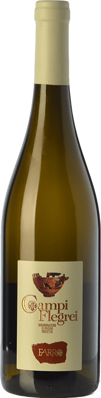 12,95 € Spedizione Gratuita | Vino bianco Farro D.O.C. Campi Flegrei Campania Italia Falanghina Bottiglia 75 cl
