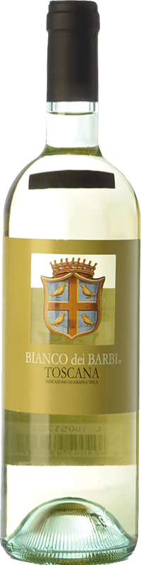 9,95 € Spedizione Gratuita | Vino bianco Fattoria dei Barbi Bianco dei Barbi I.G.T. Toscana Toscana Italia Trebbiano, Chardonnay Bottiglia 75 cl
