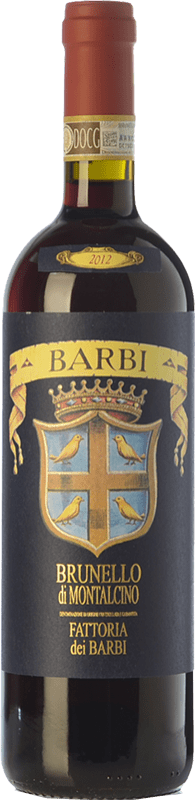 34,95 € Spedizione Gratuita | Vino rosso Fattoria dei Barbi D.O.C.G. Brunello di Montalcino Toscana Italia Sangiovese Bottiglia 75 cl