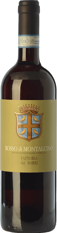 21,95 € Kostenloser Versand | Rotwein Fattoria dei Barbi D.O.C. Rosso di Montalcino Toskana Italien Sangiovese 75 cl