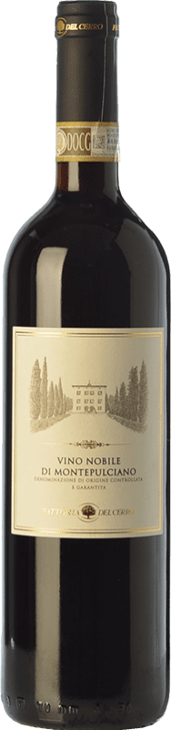 16,95 € Free Shipping | Red wine Fattoria del Cerro D.O.C.G. Vino Nobile di Montepulciano Tuscany Italy Sangiovese Bottle 75 cl