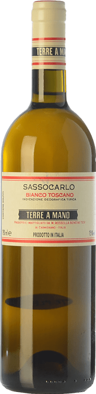 33,95 € Бесплатная доставка | Белое вино Fattoria di Bacchereto Sassocarlo Bianco I.G.T. Toscana Тоскана Италия Malvasía, Trebbiano бутылка 75 cl