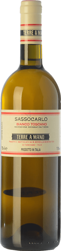 34,95 € Envío gratis | Vino Blanco Fattoria di Bacchereto Sassocarlo I.G.T. Toscana Toscana Italia Malvasía, Trebbiano Eco — Ecológico Botella 75 cl