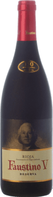 13,95 € 送料無料 | 赤ワイン Faustino V 予約 D.O.Ca. Rioja ラ・リオハ スペイン Tempranillo, Mazuelo ボトル 75 cl