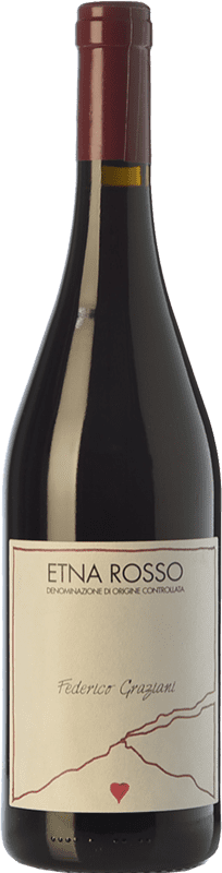 22,95 € Free Shipping | Red wine Federico Graziani Rosso D.O.C. Etna Sicily Italy Grenache, Nerello Mascalese, Nerello Cappuccio Bottle 75 cl
