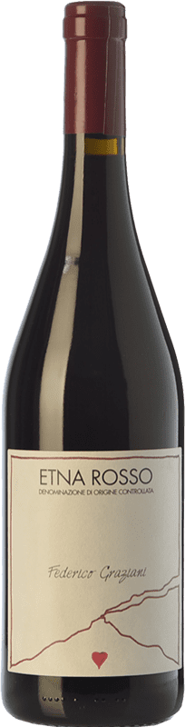 25,95 € Free Shipping | Red wine Federico Graziani Rosso D.O.C. Etna Sicily Italy Grenache, Nerello Mascalese, Nerello Cappuccio Bottle 75 cl
