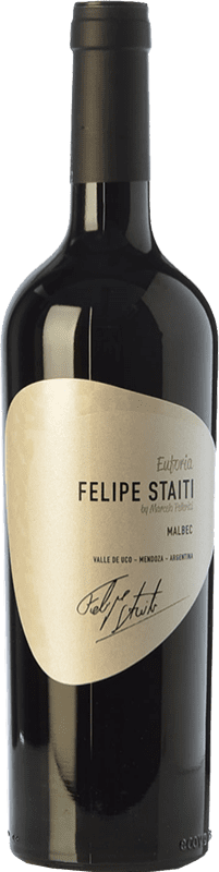 19,95 € Free Shipping | Red Wine Felipe Staiti Euforia Reserve — Aged I.G. Valle de Uco Uco Valley Argentina Malbec 75 cl