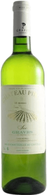 12,95 € Бесплатная доставка | Белое вино Château Piron Blanc A.O.C. Graves Бордо Франция Sauvignon White, Sémillon, Muscadelle бутылка 75 cl