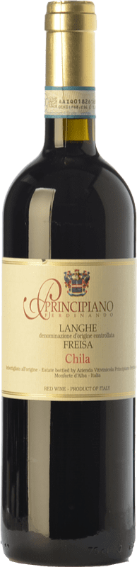 12,95 € Free Shipping | Red wine Ferdinando Principiano Chila D.O.C. Langhe Piemonte Italy Freisa Bottle 75 cl