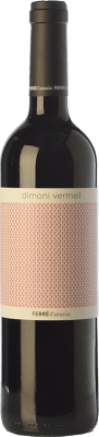10,95 € Envío gratis | Vino Tinto Ferré i Catasús Dimoni Joven D.O. Terra Alta Cataluña España Xarel·lo Vermell 75 cl