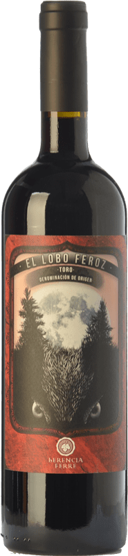 10,95 € Kostenloser Versand | Rotwein Ferré i Catasús El Lobo Feroz Jung D.O. Toro Kastilien und León Spanien Tinta de Toro Flasche 75 cl
