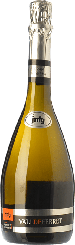 42,95 € Envoi gratuit | Vin Mousseux Blanc Ferret Guasch Valldeferret Brut Nature Grande Réserve D.O. Cava Catalogne Espagne Pinot Noir, Macabeo — Macabeu, Xarel·lo, Chardonnay, Parellada Bouteille 75 cl