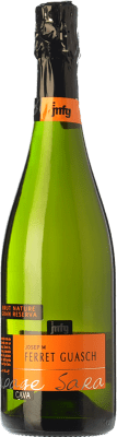 25,95 € 免费送货 | 白起泡酒 Ferret Guasch Coupage Sara Brut Nature 大储备 D.O. Cava 加泰罗尼亚 西班牙 Macabeo, Xarel·lo, Chardonnay, Parellada 瓶子 75 cl