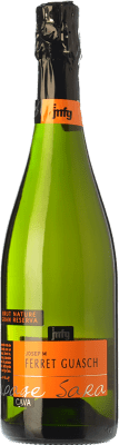 19,95 € Kostenloser Versand | Weißer Sekt Ferret Guasch Sara Brut Nature Coupage Große Reserve — Lange Reifung D.O. Cava Katalonien Spanien Macabeo, Xarel·lo, Chardonnay, Parellada 75 cl