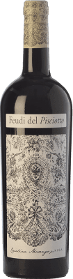 18,95 € Free Shipping | Red wine Feudi del Pisciotto Kisa I.G.T. Terre Siciliane Sicily Italy Frappato Bottle 75 cl