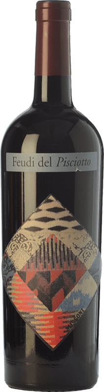 15,95 € Free Shipping | Red wine Feudi del Pisciotto Cabernet Missoni I.G.T. Terre Siciliane Sicily Italy Cabernet Sauvignon Bottle 75 cl