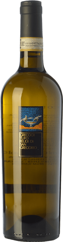 15,95 € Envio grátis | Vinho branco Feudi di San Gregorio D.O.C.G. Greco di Tufo  Campania Itália Greco Garrafa 75 cl
