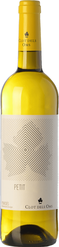 6,95 € Free Shipping | White wine Ca N'Estella Petit Clot dels Oms Blanc Joven D.O. Penedès Catalonia Spain Macabeo, Xarel·lo Bottle 75 cl