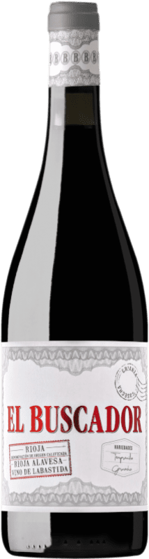 7,95 € Envío gratis | Vino tinto Finca de la Rica El Buscador Crianza D.O.Ca. Rioja La Rioja España Tempranillo, Garnacha Botella 75 cl
