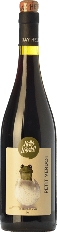 4,95 € Spedizione Gratuita | Vino Rosso Finca La Estacada Hello World Giovane I.G.P. Vino de la Tierra de Castilla Castilla-La Mancha Spagna Petit Verdot 75 cl