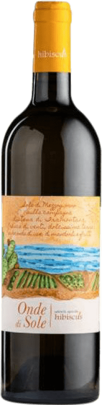 23,95 € Free Shipping | White wine Hibiscus Onde di Sole I.G.T. Terre Siciliane Sicily Italy Grillo Bottle 75 cl