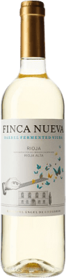 12,95 € Envío gratis | Vino blanco Finca Nueva Fermentado en Barrica Crianza D.O.Ca. Rioja La Rioja España Viura Botella 75 cl