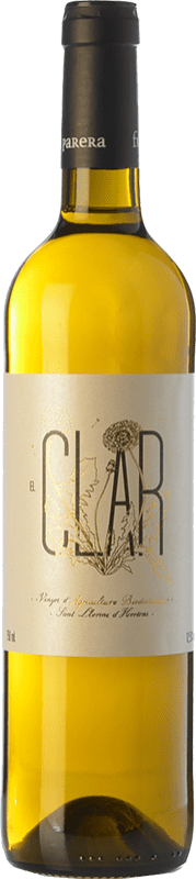 9,95 € Envío gratis | Vino blanco Finca Parera Clar D.O. Penedès Cataluña España Xarel·lo, Chardonnay, Gewürztraminer Botella 75 cl