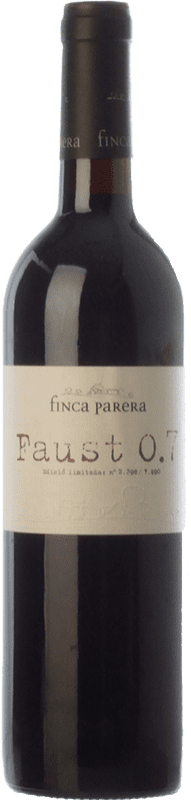 16,95 € Бесплатная доставка | Красное вино Finca Parera Faust 0.8 старения D.O. Penedès Каталония Испания Merlot, Grenache, Cabernet Sauvignon Eco Эко Био Органический бутылка 75 cl