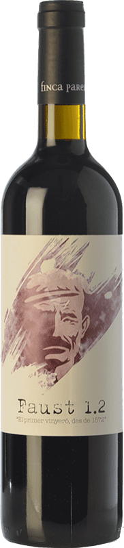 15,95 € Free Shipping | Red wine Finca Parera Faust 1.2 Aged D.O. Penedès Catalonia Spain Tempranillo, Merlot, Cabernet Sauvignon, Grenache Tintorera Bottle 75 cl