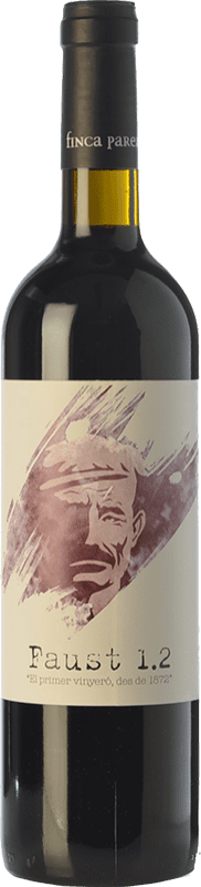 16,95 € Envio grátis | Vinho Tinto Finca Parera Faust 1.2 Non Filtrato — Não Filtrado Crianza D.O. Penedès Catalunha Espanha Tempranillo, Merlot, Garnacha — Grenache, Cabernet Sauvignon Eco — Biológico 75 cl