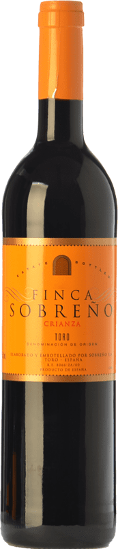12,95 € Free Shipping | Red Wine Finca Sobreño Crianza — Aged D.O. Toro Castilla y León Spain Tinta de Toro Bottle 75 cl