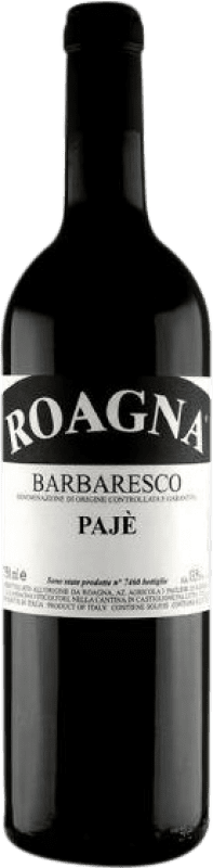 137,95 € Envío gratis | Vino tinto Roagna Pajé D.O.C.G. Barbaresco Piemonte Italia Nebbiolo Botella 75 cl
