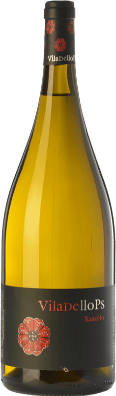 13,95 € Бесплатная доставка | Белое вино Finca Viladellops D.O. Penedès Каталония Испания Xarel·lo Органический бутылка Магнум 1,5 L