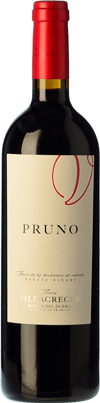 12,95 € Free Shipping | Red wine Finca Villacreces Pruno Aged D.O. Ribera del Duero Castilla y León Spain Tempranillo, Cabernet Sauvignon Bottle 75 cl
