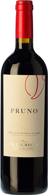 13,95 € Envoi gratuit | Vin rouge Finca Villacreces Pruno Crianza D.O. Ribera del Duero Castille et Leon Espagne Tempranillo, Cabernet Sauvignon Bouteille 75 cl