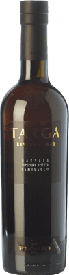 25,95 € Kostenloser Versand | Verstärkter Wein Florio Targa Halbtrocken Halbsüß Reserve D.O.C. Marsala Sizilien Italien Grillo Medium Flasche 50 cl