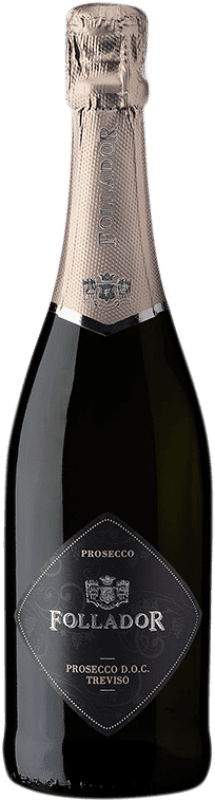 14,95 € Бесплатная доставка | Белое игристое Follador Prosecco Treviso I.G.T. Veneto Венето Италия Glera бутылка 75 cl